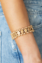 Load image into Gallery viewer, Paparazzi Bracelets Metro Magnetism - Gold
