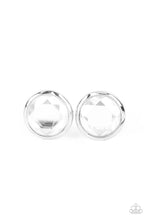Load image into Gallery viewer, Double-Take Twinkle - White post earrings
