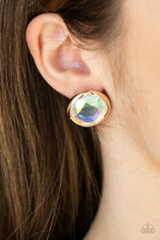 Load image into Gallery viewer, Double-Take Twinkle - Gold post earrings

