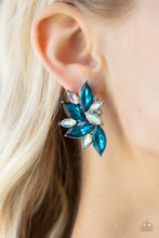 Load image into Gallery viewer, Paparazzi Earrings Instant Iridescence - Blue
