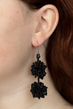 Load image into Gallery viewer, Celestial Collision - Black earrings
