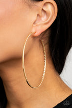Load image into Gallery viewer, Paparazzi Earrings Diamondback Diva - Gold
