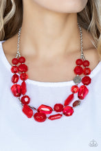 Load image into Gallery viewer, Oceanic Opulence - Red necklace
