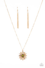 Load image into Gallery viewer, Formal Florals - Gold necklace
