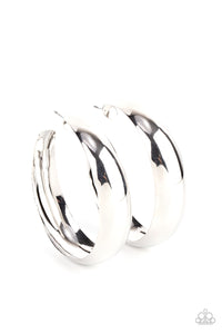 Flat Out Flawless - Silver earrings