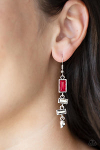 Modern Day Artifact - Red Earrings