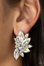 Load image into Gallery viewer, Paparazzi Earrings Instant Iridescence - White
