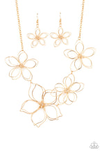 Load image into Gallery viewer, Flower Garden Fashionista - Gold necklace
