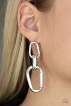 Load image into Gallery viewer, Paparazzi Earrings Harmonic Hardware - Silver
