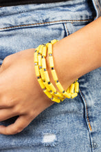 Load image into Gallery viewer, Radiantly Retro - Yellow bracelet

