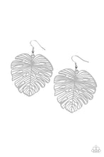 Load image into Gallery viewer, Palm Palmistry - Silver earrings
