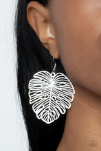 Load image into Gallery viewer, Palm Palmistry - Silver earrings
