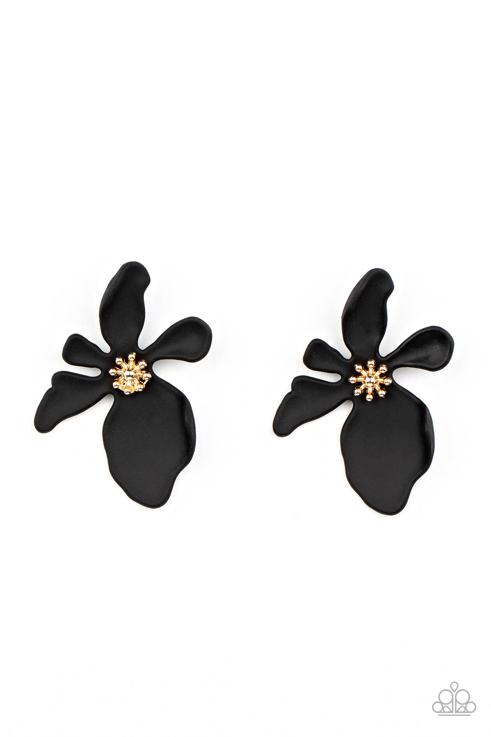 Hawaiian Heiress - Black earrings