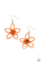 Load image into Gallery viewer, Botanical Bonanza - Orange earrings
