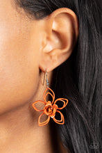 Load image into Gallery viewer, Botanical Bonanza - Orange earrings
