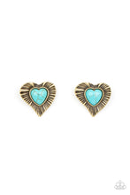 Load image into Gallery viewer, Rustic Romance - Brass Earrings
