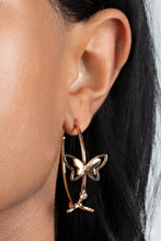 Load image into Gallery viewer, Full Out Flutter - Gold earrings
