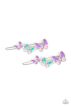 Load image into Gallery viewer, Bushels of Butterflies - Multi hair clip
