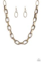 Load image into Gallery viewer, Motley In Motion - Brass necklace
