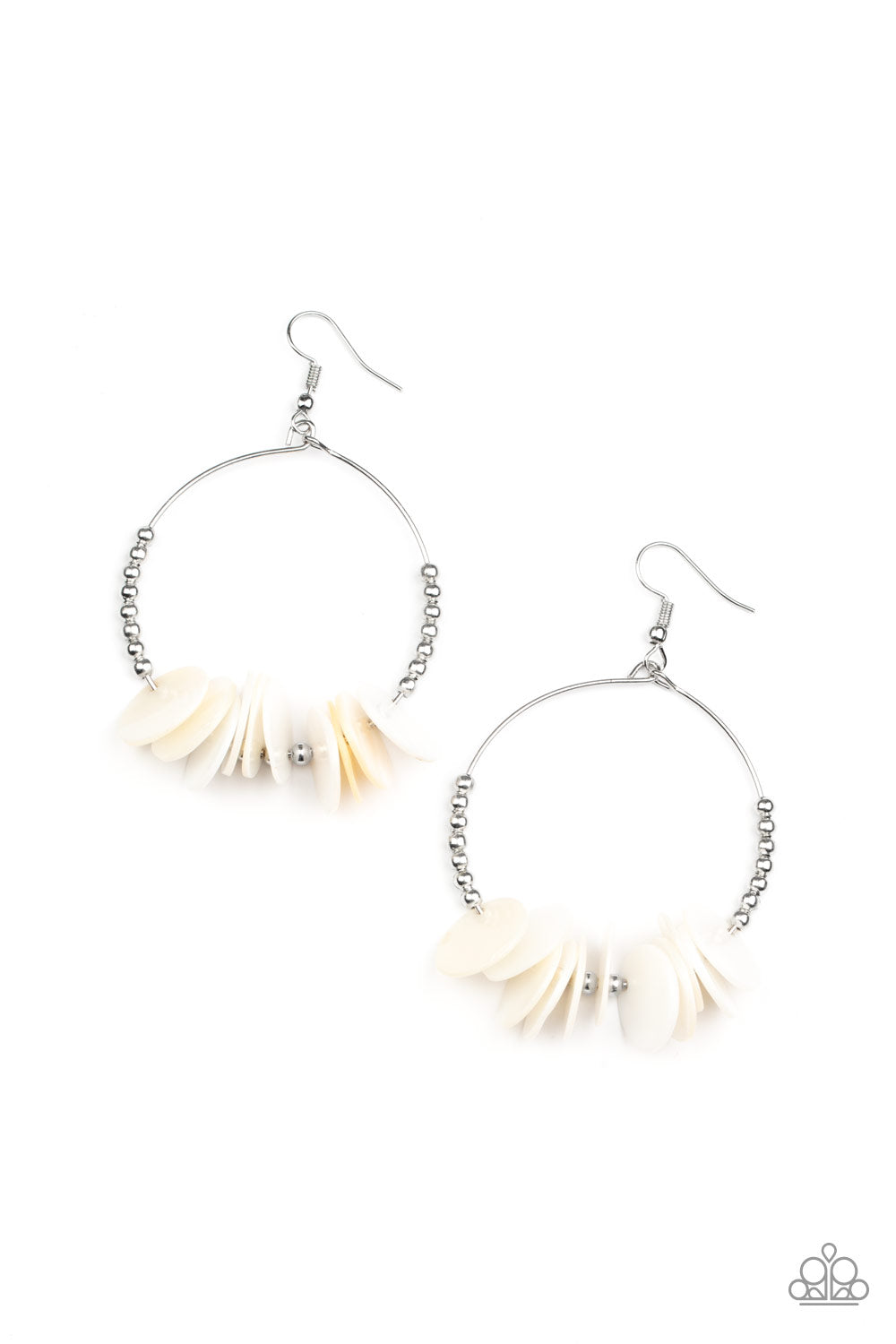 Caribbean Cocktail - White earrings
