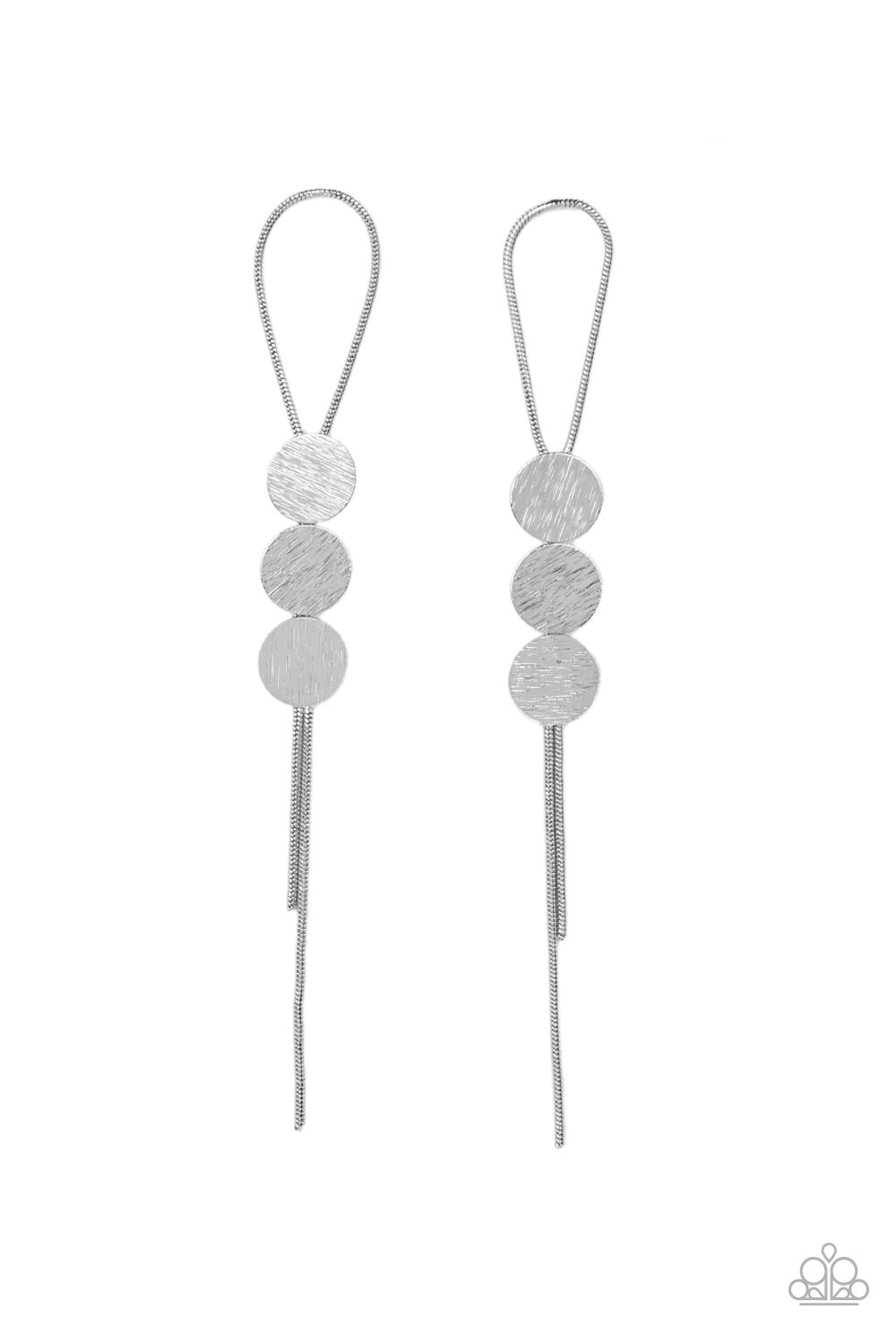 Bolo Beam - Silver earrings