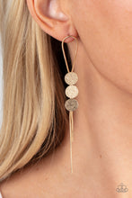 Load image into Gallery viewer, Bolo Beam - Gold earrings
