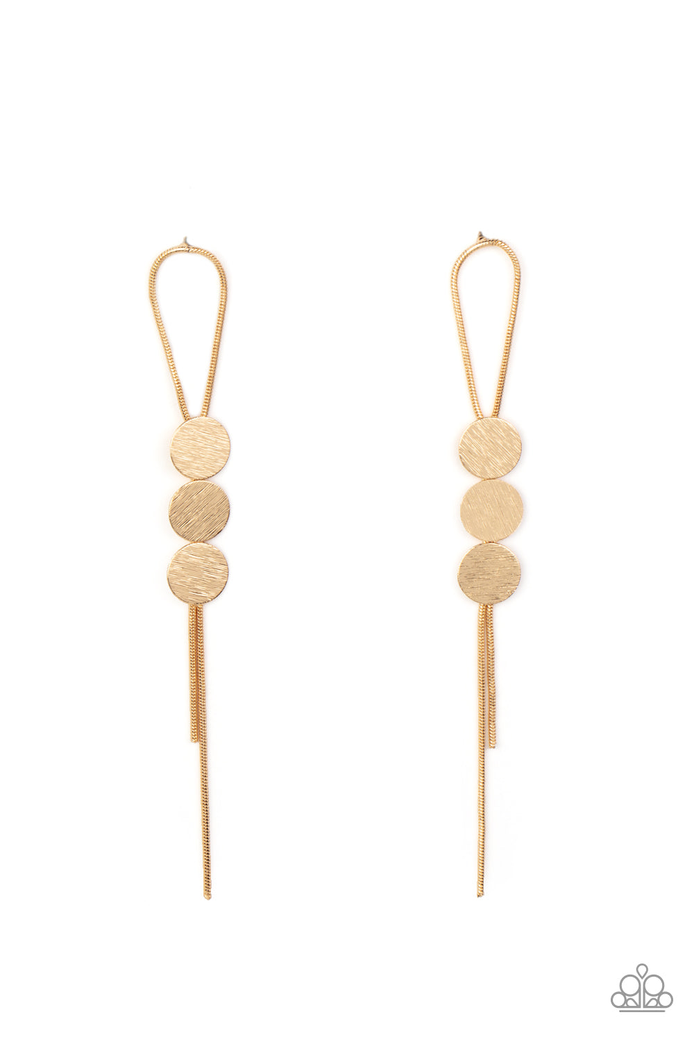 Bolo Beam - Gold earrings