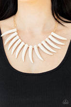 Load image into Gallery viewer, Paparazzi Necklaces Tusk Tundra - White
