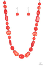 Load image into Gallery viewer, Here Today, GONDOLA Tomorrow - Red necklace
