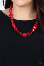 Load image into Gallery viewer, Here Today, GONDOLA Tomorrow - Red necklace
