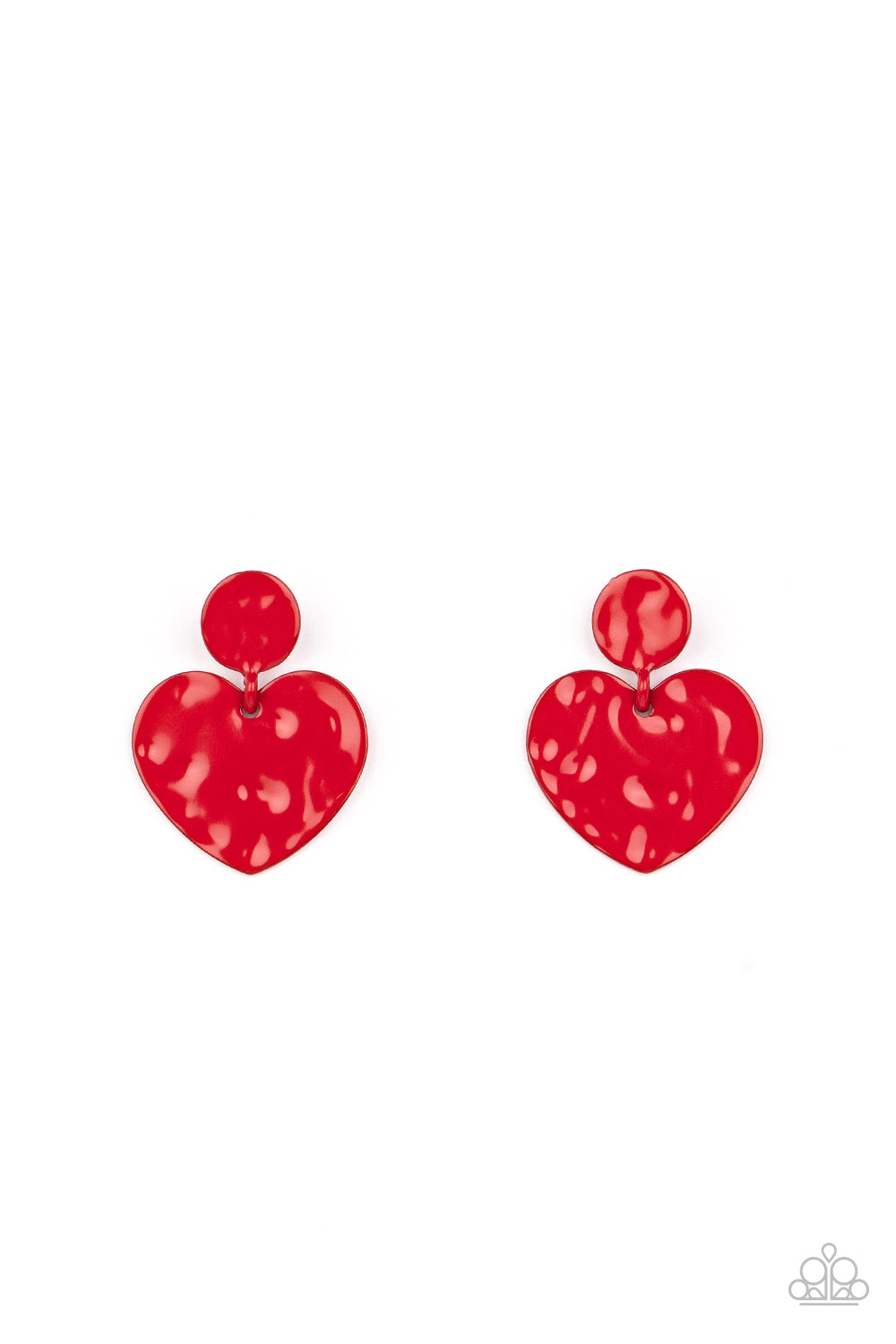 Just a Little Crush - Red  earrings