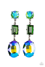 Load image into Gallery viewer, Paparazzi Earrings Extra Envious - Green
