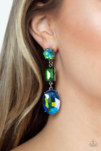 Load image into Gallery viewer, Paparazzi Earrings Extra Envious - Green
