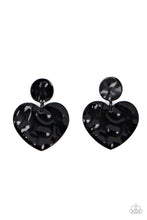 Load image into Gallery viewer, Just a Little Crush - Black earring
