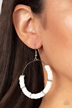 Load image into Gallery viewer, Loudly Layered - White earrings
