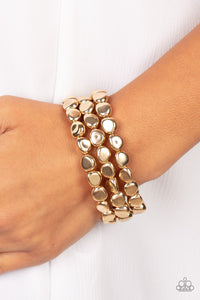 HAUTE Stone - Gold bracelet