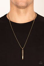 Load image into Gallery viewer, Mysterious Marksman - Brass necklace
