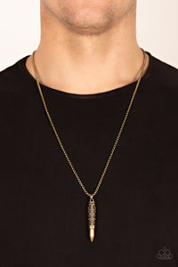 Mysterious Marksman - Brass necklace