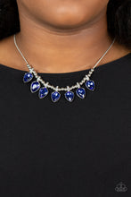 Load image into Gallery viewer, Crown Jewel Couture - Blue necklace
