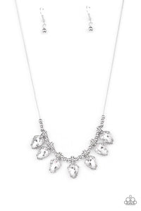 Crown Jewel Couture - White  necklace