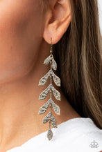 Load image into Gallery viewer, Lead From the FROND - Brass earrings
