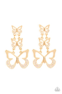 Flamboyant Flutter - Multi Post earrings
