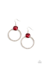 Load image into Gallery viewer, Cheers to Happily Ever After - Red earrings
