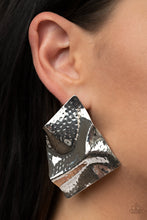 Load image into Gallery viewer, Modern Maverick - Silver earrings
