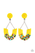 Load image into Gallery viewer, Make it RAINBOW - Yellow earrings
