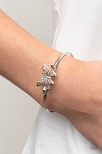 Load image into Gallery viewer, Did I FLUTTER? - Silver bracelet
