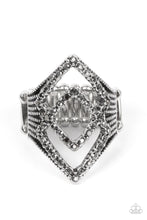 Load image into Gallery viewer, Diamond Duet - Silver ring
