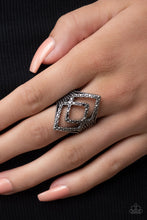 Load image into Gallery viewer, Diamond Duet - Silver ring

