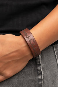 Haute Heartbeat - Brown bracelet
