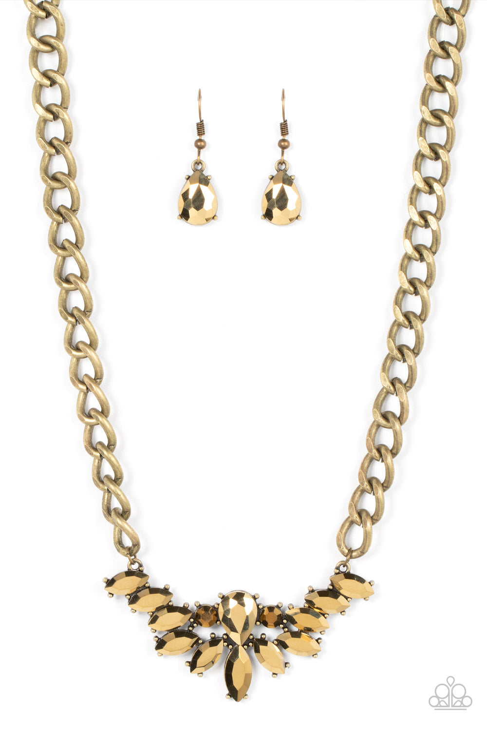 Come at Me - Brass  necklace